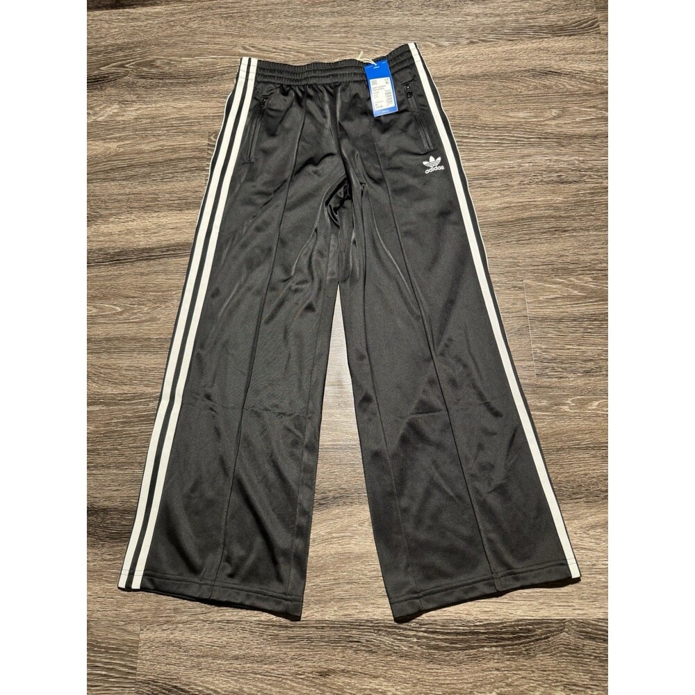 Adida Wide Leg Firebird Track Pants Womens Medium Back Zippers